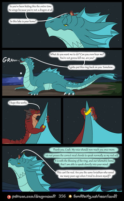 anthro carrying_another dialogue digit_ring dorsal_frill duo extreme_size_difference female feral fin finger_ring frill_(anatomy) fur furaffinity_logo head_fin jewelry larger_female larger_feral male night on_head outside page_number patreon_logo size_difference smaller_anthro smaller_male speech_bubble teal_body teal_scales telepathy text yellow_eyes rimentus furaffinity jewish_mythology mythology patreon coalt rysindra_(rimentus) aquatic aquatic_dragon dragon furred_dragon furred_scalie leviathan mythological_creature mythological_marine mythological_scalie scalie comic english_text hi_res url