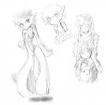 bella_(marbearis) duo mar_(marbearis) marbearis nintendo pokemon mia_(marbearis) gardevoir generation_3_pokemon pokemon_(species) monochrome sketch