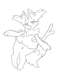 3_fingers 3_toes anthro arm_tuft big_tail biped blush blush_lines breasts butt butt_from_the_front cheek_tuft chest_tuft digitigrade dipstick_tail facial_tuft fangs featureless_breasts featureless_crotch feet female female_anthro fingers flesh_fang fluffy fluffy_tail front_view fur hip_tuft inner_ear_fluff knock-kneed looking_at_viewer markings neck_tuft nude nude_anthro nude_female object_in_tail open_mouth open_smile shoulder_tuft simple_background smile solo standing stick stick_in_tail tail tail_markings teeth thigh_gap toes tuft white_background yakiniku628 nintendo pokemon braixen canid generation_6_pokemon mammal pokemon_(species) 2024 digital_drawing_(artwork) digital_media_(artwork) hi_res japanese_description line_art monochrome sketch translated_description