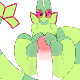anthro duo feet female foot_fetish foot_play footjob genitals green_body green_skin male male/female penile penis sex tail wings clusterful nintendo pokemon arthropod dragonfly flygon generation_3_pokemon insect pokemon_(species) 1:1 hi_res