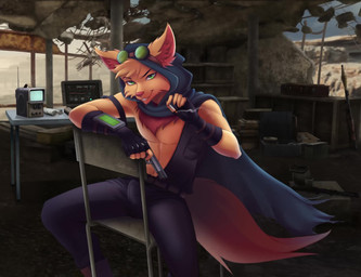 aircraft anthro biped bulge cigarette clothed clothing explosion eyebrows eyelashes fluffy fully_clothed fur green_eyes gun handgun helicopter male military pistol ranged_weapon smile smirk smoking solo sound_effects text vehicle weapon amarihel sound_warning league_of_legends riot_games tencent fan_character teemo_the_yiffer mammal yordle animated digital_media_(artwork) hi_res high_framerate short_playtime sound video
