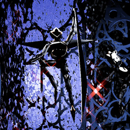 ambiguous_gender antlers armor besagew bevor black_armor black_body black_sword broken_glass clothing couter cuirass cuisse destroyed_building destruction destruction_of_property detailed_background eyeball faulds gauntlets glass glass_window glitter gloves greaves hair handwear headgear helmet holding_object holding_weapon horn melee_weapon no_pupils open_mouth pauldron plackart poleyn red_sparkles rerebrace rib_cage roaring sabatons screaming solo spiked_armor spikes sword vambrace weapon white_eyes white_mouth window schreckengast deltarune undertale_(series) roaring_knight humanoid 1:1 2026 3d_(artwork) 3d_model_showcase absurd_res blender_(artwork) blender_eevee_(artwork) digital_media_(artwork) hi_res pixel_(artwork)