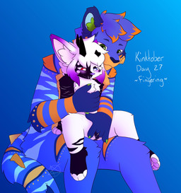 ambiguous_gender anthro big_dom_small_sub black_cum blind bodily_fluids colored_cum cum disability dominant duo fingering genital_fluids genitals hand_on_chest male on_lap penetration scar scars_all_over sitting_on_lap size_difference smaller_penetrated spread_legs spread_vulva spreading unusual_bodily_fluids unusual_cum unusual_genital_fluids vaginal vaginal_fingering vulva young freak_magic1369 kinktober kinktober_2025 breezy_(freak_magic1369) magic_(freak_magic1369) demon domestic_cat felid feline felis hybrid mammal pantherine reptile scalie tiger wither_beast wither_beast_(freak_magic1369) 2025 absurd_res hi_res adult_(lore) nonbinary_(lore)