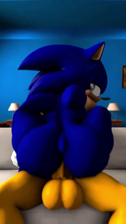anal anal_penetration anthro balls big_balls big_butt big_penis butt butt_jiggle duo furniture genitals jiggling leg_grab looking_back male male/male male_penetrated male_penetrating male_penetrating_male on_sofa penetration penile penile_penetration penis penis_in_ass sex sitting sitting_on_sofa sofa thick_thighs tiptoes potatermino sega sonic_the_hedgehog_(series) miles_prower sonic_the_hedgehog canid canine eulipotyphlan fox hedgehog mammal red_fox true_fox 3d_(artwork) 3d_animation 9:16 animated digital_media_(artwork) hi_res high_framerate no_sound short_playtime video