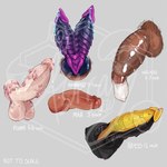 2_penises balls black_penis bodily_fluids circumcised colored_cum condom cum feathers filled_condom genital_fluids genitals leaking_cum male multi_genitalia multi_penis multicolored_penis penis pubes purple_penis purple_penis_tip sexual_barrier_device size_difference spiked_penis spikes spikes_(anatomy) text unusual_bodily_fluids unusual_cum unusual_genital_fluids wearing_condom yellow_penis yellow_penis_tip artsmikas mythology abyss_(artsmikas) byakkothefox pluma_(artsmikas) raymond_(artsmikas) xacheri_(artsmikas) avian dragon humanoid kobold mythological_creature mythological_scalie scalie artist_name colored colored_sketch digital_media_(artwork) english_text model_sheet shaded sketch watermark