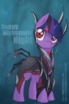 clothed clothing cosplay costume female feral fur hair horn multicolored_hair purple_body purple_fur purple_hair quadruped red_eyes solo text two_tone_hair ppdraw friendship_is_magic hasbro league_of_legends my_little_pony mythology riot_games tencent elise_(lol) twilight_sparkle_(mlp) equid equine mammal mythological_creature mythological_equine unicorn crossover english_text hi_res