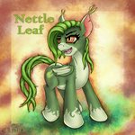 1:1 absurd_res bat_pony elronya eltaile equid female feral grin hasbro hi_res mammal my_little_pony nettle_leaf_(eltaile) open_mouth smile solo