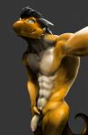 anthro black_hair foreskin genitals hair horn humanoid_genitalia humanoid_penis male nude penis penis_grab selfie simple_background solo tail yellow_body yellow_skin dynafurryart european_mythology mythology tarkus_j._queen dragon mythological_creature mythological_scalie scalie western_dragon 2017 absurd_res digital_media_(artwork) hi_res