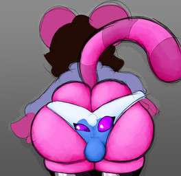 anthro big_butt bulge butt butt_squish clothing clothing_transformation duo gynomorph huge_butt inanimate_transformation intersex legwear living_underwear markings panties_transformation purple_eyes rear_view squish striped_markings striped_tail stripes tail tail_markings thigh_highs thigh_squish transformation underwear_transformation wearing_another_person pincoosh dust:_an_elysian_tail sky_(rainford_cloud) animate_inanimate bat felid feline hybrid living_clothing mammal nimbat rodent digital_media_(artwork) hi_res signature trans_(lore) trans_woman_(lore)