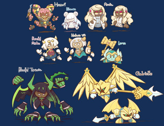 2_horns 5_fingers armor biped black_hair brown_body claws clenched_teeth clothed clothing empty_eyes eyebrows eyelashes eyeshadow eyewear female fingers glasses gold_(metal) gold_armor green_eyes grocery_bag group gun hair hair_over_eye half-closed_eyes hammer holding_groceries holding_gun holding_hammer holding_melee_weapon holding_object holding_polearm holding_ranged_weapon holding_spear holding_sword holding_tool holding_weapon horn looking_at_another makeup male melee_weapon mouth_closed name_drop narrowed_eyes obscured_eyes one_eye_obstructed open_mouth open_smile pink_hair polearm ranged_weapon sharp_teeth smile spear standing sword teeth text tools warrior weapon white_eyes white_hair sol-lar-bink kirby_(series) nintendo aurelia_(latiar) elowen_(latiar) fan_character gabrielle_(latiar) halaro_(latiar) hazari_(latiar) loren_(latiar) medea_(latiar) toxecia_(latiar) arachnid arthropod floralian nesp alpha_channel english_text