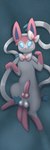 accessory animal_genitalia animal_penis balls canine_genitalia canine_penis dakimakura erection feral fur genitals hair hair_accessory hair_ribbon knot looking_at_viewer male nude penis ribbons simple_background smile solo white_body white_fur toxic_love_nsfw_(artist) nintendo pokemon canid canine eeveelution generation_6_pokemon mammal pokemon_(species) sylveon 1:3 absurd_res colored dakimakura_design digital_drawing_(artwork) digital_media_(artwork) hi_res shaded signature