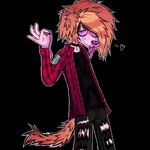 alternative_fashion anthro bottomwear clothed clothing grunge_(fashion) jacket male pants shirt smile solo topwear spitthesauce annelid canid canine canis domestic_dog earthworm mammal 1:1