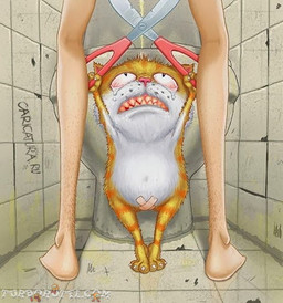 ambiguous_gender band-aid cat crying duo feline feral hindpaw human looking_up male mammal nightmare_fuel nullification nullo paws peeing sad scissors tears teeth toilet unknown_artist urine
Rating: Explicit
Score: -1
User: lizard77
Date: October 22, 2013 ambiguous_gender band-aid cat crying duo feline feral hindpaw human looking_up male mammal nightmare_fuel nullification nullo paws peeing sad scissors tears teeth toilet unknown_artist urine
Rating: Explicit
Score: -1
User: lizard77
Date: October 22, 2013