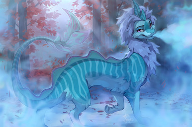 claws day detailed_background eyebrows eyelashes female female_feral feral forest fur outside plant purple_eyes solo tail tree reysi asian_mythology disney east_asian_mythology mythology raya_and_the_last_dragon sisu_(ratld) dragon eastern_dragon furred_dragon furred_scalie mythological_creature mythological_scalie scalie wingless_dragon 2021 absurd_res digital_media_(artwork) hi_res