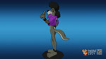 3d_(artwork) 3d_animation absurd_res animated anthro bottomless bottomless_anthro bottomless_male canid canine canis clothed clothing digit_ring digital_media_(artwork) doodledoggy ear_piercing feet fur gesture grey_body grey_fur half-closed_eyes hand_gesture hand_on_hip hi_res jewelry male mammal narrowed_eyes nipple_piercing nipples piercing pointing pompadour purple_clothing ring stanley_(doodledoggy) toe_ring toes tongue tongue_piercing toonkind toony webm wolf yellow_sclera
