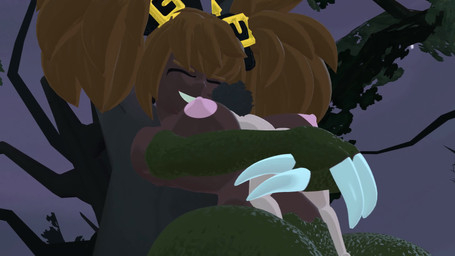 anus bodily_fluids breasts brown_hair burp_cloud burping burping_in_face claws dark_body dark_skin duo fart fart_cloud female female_pred full_tour green_body green_scales hair hug kissing male male/female male_prey monster_girl_(genre) mouth_play nipples nude oral_vore safe_vore saliva saliva_string scales sharp_teeth size_difference swallowing tail teeth vore omnomni dinosaur human mammal prehistoric_species reptile scalie 3d_(artwork) animated digital_media_(artwork) hi_res huge_filesize long_playtime source_filmmaker_(artwork) video