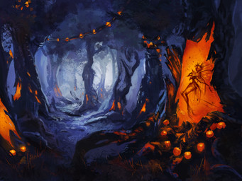 amber_(gem) amber_(material) bone creepy detailed_background female forest fossil glowing insect_wings nature outside plant skeleton solo tree wings harkale-linai fairy humanoid 4:3 absurd_res dark_theme digital_media_(artwork) digital_painting_(artwork) hi_res painting_(artwork) story story_in_description