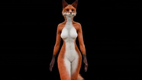 anthro biped black_background bouncing_breasts breasts casual_nudity digitigrade featureless_breasts featureless_crotch female female_anthro front_view fur high-angle_view low-angle_view medium_breasts nude nude_anthro nude_female orange_body orange_fur rear_view simple_background solo three-quarter_view walk_cycle walking agentneeko canid canine fox mammal 16:9 3d_(artwork) 3d_animation 4k absurd_res animated digital_media_(artwork) hi_res high_framerate no_sound shaded short_playtime soft_shading video widescreen