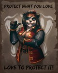 anthro eye_patch eyewear female solo shadoca blizzard_entertainment warcraft bear mammal pandaren 2020 hi_res