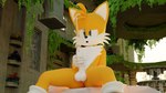 anthro anus balls barely_visible_anus bodily_fluids clothing cum ejaculation footwear genital_fluids genitals gloves handwear male masturbation mostly_nude penile penile_masturbation penis shoes sitting solo spread_legs spreading twintails3d sega sonic_the_hedgehog_(series) miles_prower canid canine fox mammal 16:9 3d_(artwork) digital_media_(artwork) hi_res widescreen