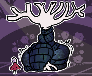 anthro clothed clothing diaper duo feces female female/female pooping soiled_diaper soiling soiling_diaper unclean_diaper used_diaper using_diaper wearing_diaper diapergryph hollow_knight_(franchise) team_cherry hornet_(hollow_knight) white_lady_(hollow_knight) arthropod insect digital_media_(artwork)