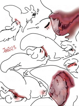 anal anal_fluids anal_penetration bodily_fluids duo penetration vore jabic23 rain_world videocult slugcat hi_res