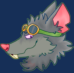 anthro eyewear glasses male rat_tail rodent_ears rodent_tail solo tail teeth nicoysita league_of_legends riot_games tencent twitch_(lol) mammal murid murine rat rodent absurd_res alpha_channel headshot_portrait hi_res icon portrait