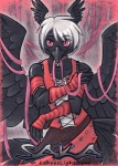 alternative_fashion bell bell_collar clothed clothing collar crossdressing feathered_wings feathers femboy goth head_wings male solo unusual_wing_placement wings thea dan_and_mab's_furry_adventures european_mythology greek_mythology mythology project_future saka avian bird corvid corvus_(genus) crow cubi_(race) demon hybrid mythological_avian mythological_bird mythological_creature mythological_firebird oscine passerine phoenix