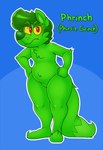 angry anthro biped chest_tuft fluffy fluffy_tail fur green_body green_fur holidays looking_at_viewer muzzle_scabs outline pouting red_eyes simple_background solo standing tail text thick_thighs tuft white_outline yellow_sclera acstlu christmas dr._seuss how_the_grinch_stole_christmas! grinch phursie canid canine fox mammal 2018 digital_media_(artwork) english_text hi_res