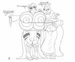 absurd_res anthro areola asriel_dreemurr_(god_form) badgerben big_breasts boots boss_monster_(undertale) bovid breasts caprine clothed clothing crossgender daughter_(lore) duo embarrassed english_text female footwear front_view heart_symbol hi_res horn huge_breasts hyper hyper_breasts ink jewelry mammal monochrome mother_(lore) mother_and_child_(lore) mother_and_daughter_(lore) mtf_crossgender necklace nipples parent_(lore) parent_and_child_(lore) parent_and_daughter_(lore) sketch skimpy smile speech_bubble t-pose teeth text toriel undertale undertale_(series)