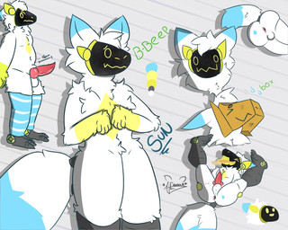 animal_genitalia animal_penis anthro anus balls beep box butt canine_genitalia canine_penis container erection genitals happy looking_at_viewer machine male penis solo star alexboom11 sun_(alexboom11) protogen 5:4 hi_res