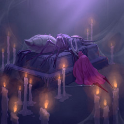 2_horns ambiguous_gender anthro arthropod_abdomen biped candle cloak clothing duo fingers grief hood horn mask melee_weapon multi_limb red_cloak red_clothing weapon sadpugnation hollow_knight team_cherry herrah_(hollow_knight) hornet_(hollow_knight) arachnid arthropod 1:1 2023 hi_res daughter_(lore) female_(lore) mother_(lore) mother_and_child_(lore) mother_and_daughter_(lore) parent_(lore) parent_and_child_(lore) parent_and_daughter_(lore)