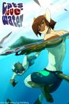 2014 anthro arno_(peritian) athletic athletic_anthro athletic_male back_muscles blue_eyes brother_(lore) brothers_(lore) brown_body brown_fur brown_hair caustics celio_(peritian) clothed clothing comic cover cover_art cover_page digital_media_(artwork) domestic_cat duo english_text eyewear felid feline felis fur furgonomics goggles hair hi_res looking_at_viewer looking_back male mammal partially_submerged peritian pupils sea siamese sibling_(lore) slim slit_pupils swimming swimwear tail tail_clothing tan_body tan_fur text topless twins_(lore) underwater water waterline_view