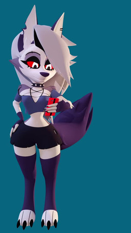 anthro breasts cellphone clothing collar dancing ear_piercing ear_ring electronics eyebrow_piercing eyebrow_ring facial_piercing female fur grey_body grey_fur hand_on_hip hip_sway jiggling legwear looking_at_object looking_at_phone phone piercing red_sclera ring_piercing small_breasts smartphone solo tail thigh_highs white_body white_fur wide_hips severalbaps thedogoftin_(modeler) hellaverse helluva_boss mythology loona_(helluva_boss) canid canid_demon canine demon hellhound mammal mythological_canine mythological_creature 3d_(artwork) 3d_animation animated digital_media_(artwork) loop no_sound short_playtime video