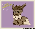 ambiguous_gender eyewear feral glasses motion_lines pseudo_hair sitting smile sparkles tail tail_motion tailwag dustyerror nintendo pokemon canid canine canis domestic_dog eevee fox generation_1_pokemon mammal pokemon_(species) 6:5 animated short_playtime watermark