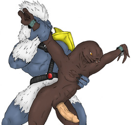 anal anal_penetration anthro arm_grab blue_body brown_body duo forced genitals hair hand_on_chest male male/male open_mouth penetration penis rape scar sex simple_background white_background white_hair yellow_eyes methados halo_(series) microsoft xbox_game_studios arbiter_(halo) thel_'vadam alien jiralhanae sangheili hi_res