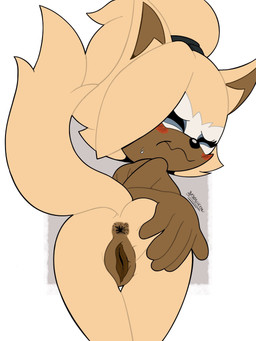 anthro anus black_nose blush blush_lines bodily_fluids brown_body brown_fur butt eyelashes eyes_closed female fur genitals grey_background inviting_to_sex looking_at_viewer looking_back looking_back_at_viewer nude presenting presenting_hindquarters rear_view simple_background solo sweat sweatdrop tan_body tan_fur vulva white_background spindasher98 idw_publishing sega sonic_the_hedgehog_(comics) sonic_the_hedgehog_(idw) sonic_the_hedgehog_(series) whisper_the_wolf canid canine canis mammal wolf 3:4 hi_res