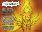 angry comic dialogue english_text equid equine feathered_wings feathers female feral friendship_is_magic hair hasbro mammal my_little_pony mythological_creature mythological_equine mythology pegasus pluckyninja solo spitfire_(mlp) text wings wonderbolts_(mlp) yellow_body yellow_feathers