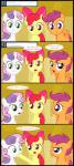 absurd_res accessory apple_bloom_(mlp) bow_(feature) bow_accessory bow_ribbon comic computer cutie_mark_crusaders_(mlp) earth_pony electronics english_text equid equine feathered_wings feathers female feral friendship_is_magic group hair_accessory hair_bow hair_ribbon hasbro hi_res horn horse jananimations laptop mammal my_little_pony mythological_creature mythological_equine mythology orange_body orange_feathers pegasus pony ribbons scootaloo_(mlp) sweetie_belle_(mlp) text tumblr unicorn wings young