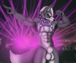 animal_genitalia anthro balls collar genitals harness male nude pose rave sheath solo spikes studs rahir nintendo star_fox wolf_o'donnell canid canine canis mammal wolf 6:5 digital_media_(artwork) hi_res