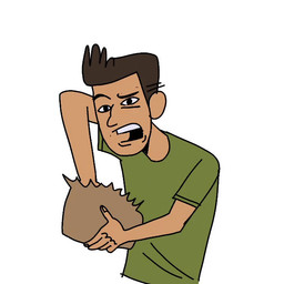 5_fingers angry animatic black_eyebrows black_eyes black_face blush bodily_fluids brown_body brown_fur brown_hair caught_off_guard clothing dessert doughnut duo eyebrows fast_food feral fingers floating_eyebrows food fur gesture green_clothing green_shirt green_t-shirt green_topwear hair hand_gesture holding_bag holding_donut holding_doughnut humor insult male multicolored_body multicolored_fur open_mouth orange_body orange_fur paper_bag pastry pleading_eyes pointing pointing_at_another profanity sad scolding shirt simple_background t-shirt tears tongue tongue_out toony topwear white_background white_body white_fur white_sclera yelling yelling_at_another yellow_eyes yellow_sclera ranfordgallus sound_warning mcdonald's pbs wild_kratts zoboomafoo chris_kratt zoboomafoo_(character) coquerel's_sifaka human lemur mammal primate sifaka strepsirrhine 1:1 2d_animation animated colored digital_drawing_(artwork) digital_media_(artwork) flat_colors short_playtime slideshow sound video