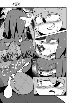 anal anal_penetration anatomically_correct anatomically_correct_genitalia anatomically_correct_penis animal_genitalia animal_penis bodily_fluids bruised bruised_leg close-up clothing cum cum_in_ass cum_in_mouth cum_inside cum_on_face cumshot dildo dildo_in_ass dildo_insertion echidna_penis ejaculation footwear forest forest_background from_behind_position genital_fluids genitals heart_eyes heart_symbol low-angle_view lube lube_bottle lube_in_ass lube_on_dildo male male/male manga_style nature nature_background object_in_ass open_mouth oral penetration penis plant sex sex_toy sex_toy_in_ass sex_toy_insertion socks sweat tree codyf0xx sega sonic_the_hedgehog_(series) knuckles_the_echidna sonic_the_hedgehog echidna eulipotyphlan hedgehog mammal monotreme absurd_res comic hi_res monochrome