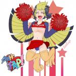 big_breasts blonde_hair breasts cheerleader clothed clothing feathered_wings feathers female hair jumping monster_girl_(genre) panties pom_poms smile solo under_boob underwear upskirt wings echochips european_mythology greek_mythology mhfap! mythology tali_(mhfap) animal_humanoid avian harpy humanoid mythological_avian mythological_creature 1:1 2018 digital_drawing_(artwork) digital_media_(artwork) hi_res