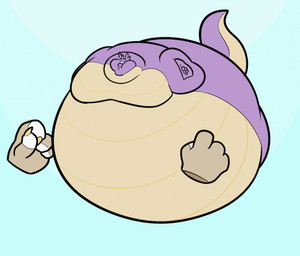 anthro belly belly_grab big_belly blue_background body_inflation chubby_cheeks disembodied_hand extreme_size_difference huge_belly hyper hyper_belly inflation male morbidly_obese obese obese_anthro overweight overweight_anthro simple_background size_difference solo squish roundwombo mythology tuck_(tuckgallery) dragon mythological_creature mythological_scalie scalie 2023 animated
