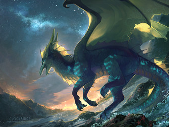 ambiguous_gender beach blue_markings blue_pawpads claws countershading detailed_background dutch_angle feral glowing glowing_markings green_body green_scales markings membrane_(anatomy) membranous_wings nature night open_mouth outside palm_tree pawpads plant playing rocky_shore scales sea seaside seaweed sharp_teeth sky solo splash star starry_sky sunset swirl_pattern tail teeth tree water webbed_hands wings yellow_body yellow_countershading yellow_eyes yellow_scales clockbirds european_mythology mythology ambient_sealife ambient_starfish aquatic aquatic_dragon asterozoan dragon echinoderm mythological_creature mythological_scalie scalie starfish western_dragon 2017 4:3 digital_media_(artwork) digital_painting_(artwork) painting_(artwork) shaded signature
