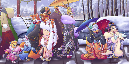 anthro asian_clothing black_body black_fur black_hair black_nose blonde_hair brown_body brown_fur brown_hair clothing east_asian_clothing feathers female fur grey_body grey_fur group hair japanese_clothing kimono male male/female orange_body orange_fur red_body red_fur red_hair shrine snow striped_body striped_fur stripes tan_body tan_fur umbrella white_body white_feathers white_fur gomerz22 disney robin_hood_(disney) talespin the_jungle_book zootopia baloo daisy_duck gazelle_(zootopia) maid_marian minnie_mouse molly_cunningham rebecca_cunningham robin_hood skippy tiger_dancer_(zootopia) anatid anseriform antelope avian bear bird bovid canid canine duck felid fox gazelle lagomorph leporid mammal mouse murid murine pantherine rabbit red_fox rodent tiger true_fox hi_res daughter_(lore) mother_(lore) mother_and_child_(lore) mother_and_daughter_(lore) parent_(lore) parent_and_child_(lore) parent_and_daughter_(lore)