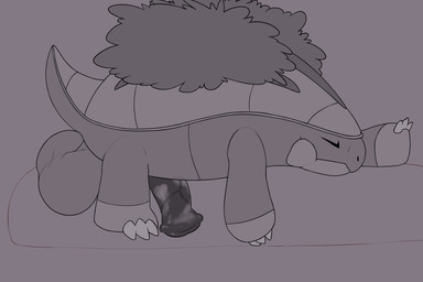 animal_genitalia animal_penis balls big_balls equine_genitalia equine_penis genitals lying male penis sleeping solo conditional_dnp vanzard nintendo pokemon generation_4_pokemon grotle pokemon_(species) 3:2 absurd_res hi_res