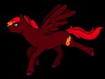 action_pose cutie_mark date_unknown feathered_wings feathers feral fire_symbol fur green_sclera hair hooves male pose quadruped red_body red_fur red_hair red_tail side_view simple_background solo tail transparent_background unguligrade wings yellow_eyes okami_hikaru hasbro my_little_pony mythology fan_character storm_chaser_(okami_hikaru) equid equine mammal mythological_creature mythological_equine pegasus alpha_channel digital_drawing_(artwork) digital_media_(artwork) full-length_portrait low_res pixel_(artwork) portrait red_theme warm_colors