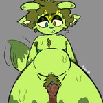 andromorph andromorph/male anthro armpit_hair belly big_clitoris bodily_fluids body_hair chest_tuft clitoris curly_hair duo facial_hair genital_fluids genitals green_body green_skin hair happy_trail heterochromia intersex intersex/male looking_down male mastectomy_scar multicolored_body multicolored_hair penetration penile penile_penetration penis penis_in_pussy phalloplasty_scar pubes scar sex simple_background slightly_chubby slightly_chubby_andromorph slightly_chubby_intersex star tuft vaginal vaginal_fluids vaginal_penetration visibly_trans fiddlefingers69 domestic_cat felid feline felis gastropod hybrid mammal mollusk slug colored colored_sketch hi_res sketch trans_(lore) trans_man_(lore)