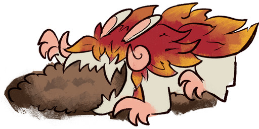 alternate_form claws curled_horn dirt eating eating_dirt eyeless female female_feral feral finger_claws fur hair horn leaf leaf_hair long_hair lying multicolored_hair noseless on_front open_mouth open_smile orange_hair plant plant_hair pseudo_hair quadruped red_hair simple_background smile solo tan_claws tan_horn tan_inner_ear white_background white_body white_fur altermentality mario_plus_rabbids_sparks_of_hope nintendo raving_rabbids rayman_(series) ubisoft dryad_(mario_plus_rabbids) dryad hybrid lagomorph mammal rabbid 2023 colored digital_drawing_(artwork) digital_media_(artwork) english_description shaded female_(lore)